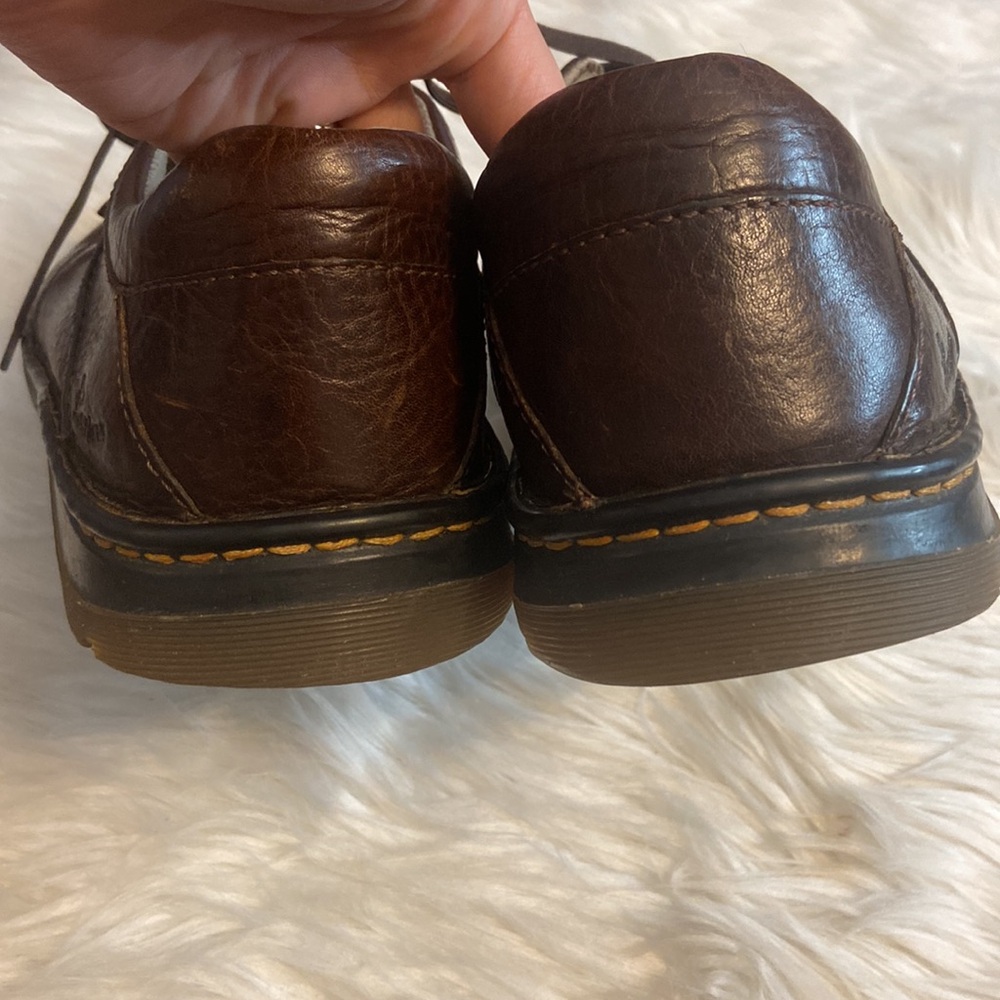 Dr Martens Vintage Brown Lace Up Oxfords Shoes Men Sz 12 - Picture 4 of 8